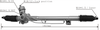 Auto Parts OEM 4B1422066A Power Steering Rack Compatible with Volkswagen Passat 1998-2005