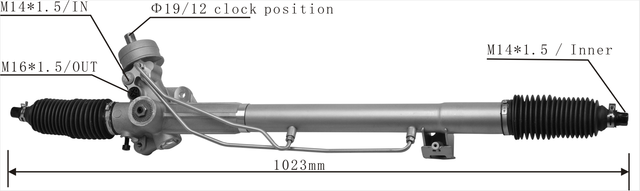 Auto Parts OEM 4B1422066A Power Steering Rack Compatible with Volkswagen Passat 1998-2005
