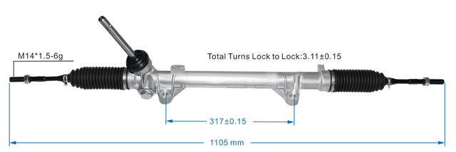 Miaosha High Quality New Auto Parts OEM 48001-JG40B Power Steering Rack Fits for Nissan X-Trail T31 2008- Nissan Qashqai J10 2007 Nissan Rogue 2007-