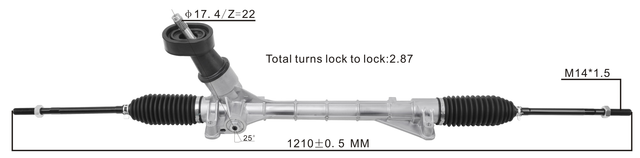 Auto Parts OEM 6RU423057H 6RD426057J Power Steering Rack Compatible with Volkswagen Polo 2012-2016 