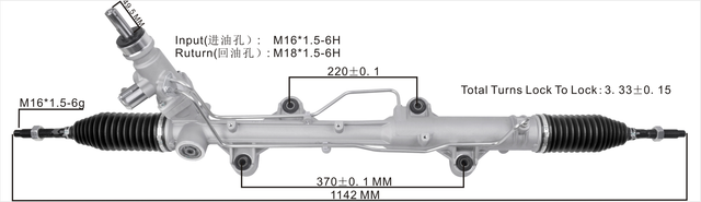 Auto Parts OEM 7E1 422 061G Power Steering Rack Compatible with Volkswagen Bora 1999- Audi A3 Skoda Octavia Volkswagen Golf 4