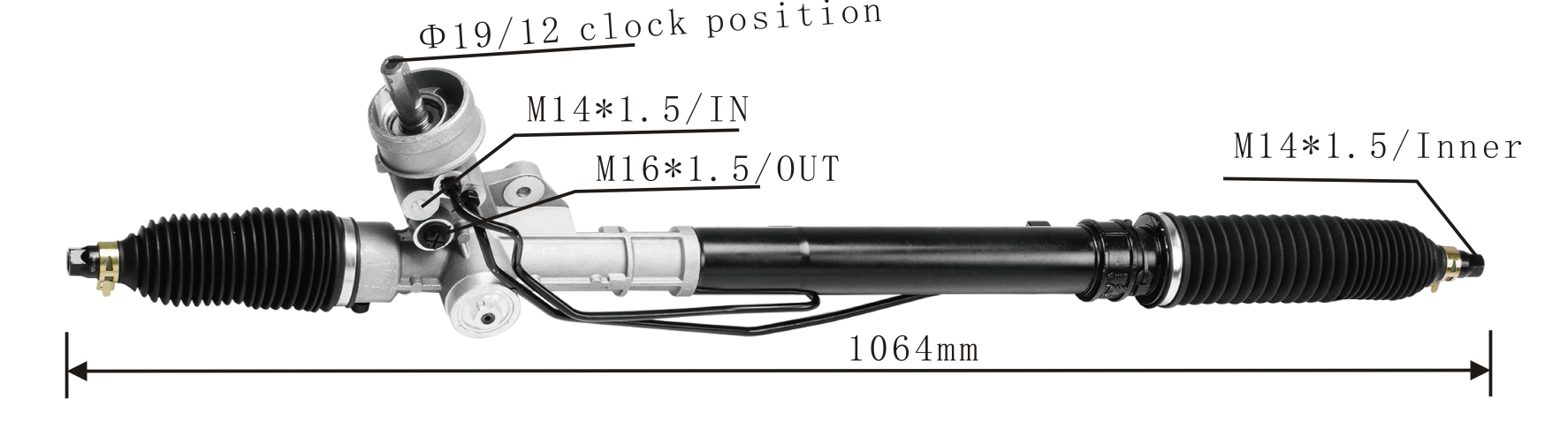 Auto Parts OEM 8E1422052 Power Steering Rack Compatible with Volkswagen Bora 1999- Audi A3 Skoda Octavia Volkswagen Golf 4