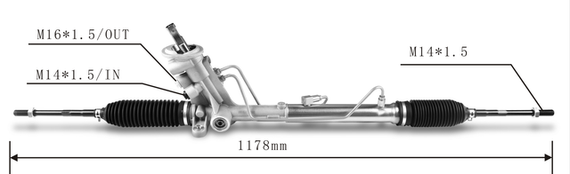 Auto Parts OEM 5U1422055E Power Steering Rack Compatible with Volkswagen Gol G5 2009- Volswagen Saveiro(pickup) Volkswagen Voyage(sedan) Volkswagen Vento 16-20/Saveiro 10-19/Crossfox 11-17