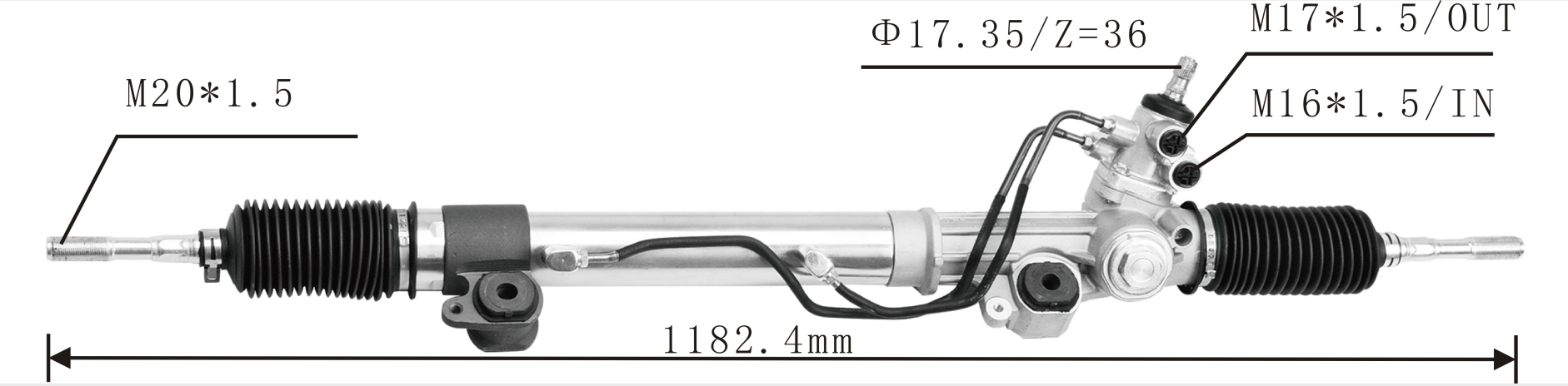 High Quality New Auto Parts OEM 44250-60100 Power Steering Rack Fits for Toyota Land Cruiser 4700 2003-2007