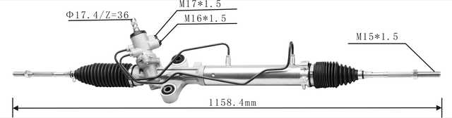 OEM 44200-26480 44200-26530 Hydraulic Power steering reack replacement compatible with Toyota Hiace 2005-2014 Narrow Body