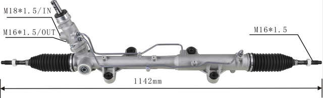 Auto Parts OEM 7H1422061M 7E1422061H Power Steering Rack Compatible with Volkswagen Bora 1999- Audi A3 Skoda Octavia Volkswagen Golf 4