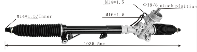 Auto Parts OEM 4B1422066A Power Steering Rack Compatible with Audi A6 2000-2004
