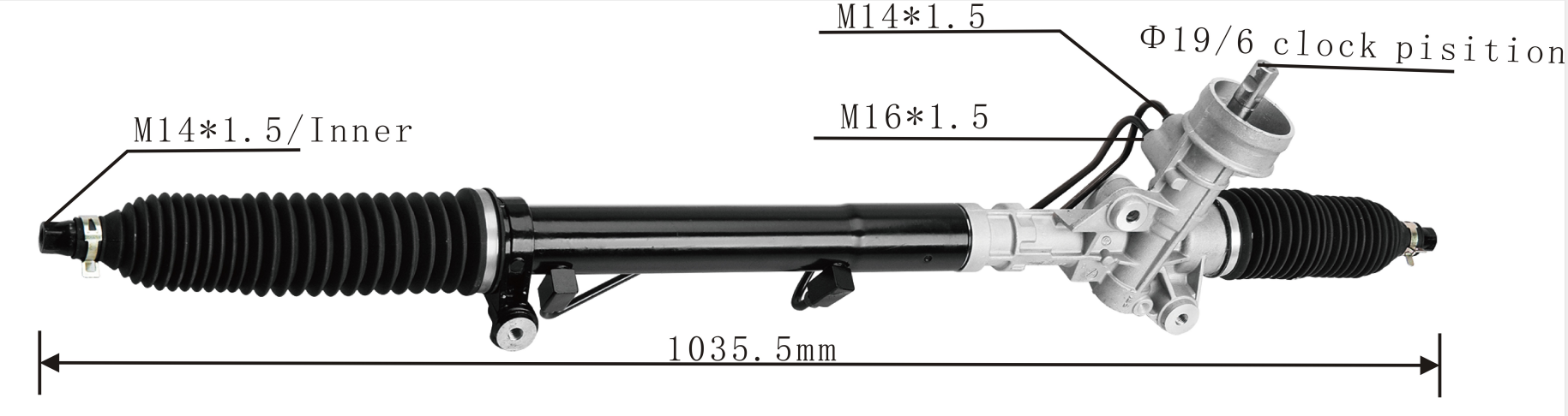 Auto Parts OEM 4B1422066A Power Steering Rack Compatible with Audi A6 2000-2004