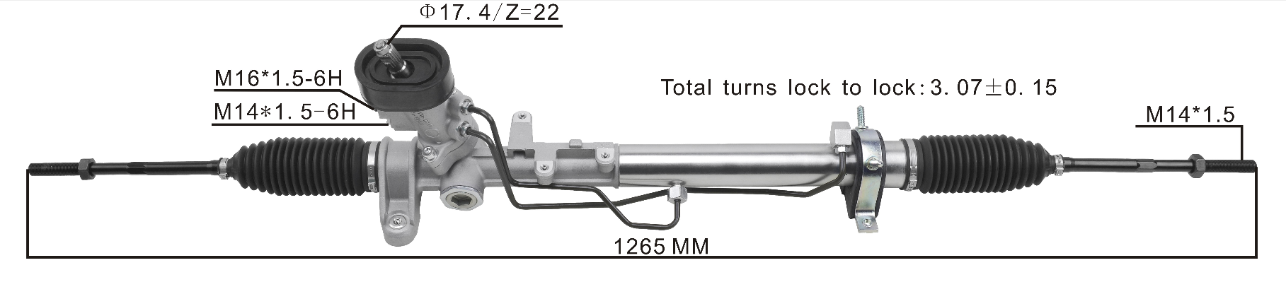 Auto Parts OEM 1J1422062D Power Steering Rack Compatible with Volkswagen Bora 1999- Audi A3 Skoda Octavia Volkswagen Golf 4