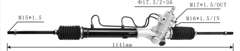 High Quality New Auto Parts OEM 44200-42120 Power Steering Rack Fits for Toyota Yaris/Vios 2014-
