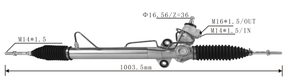 Miaosha High Quality New Auto Parts OEM 49001-3XT0B Power Steering Rack Fits for Nissan E26 NV350 Wide Body 2013-
