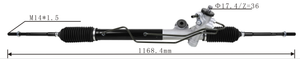 Miaosha High Quality New Auto Parts OEM 49001-95F0A Power Steering Rack Fits for Nissan Almera/Pulsar/Sunny N16 B10 Renault Scala 1.6L 2010-2013 Renault Samsung Sm3