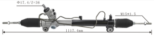 High Quality New Auto Parts OEM 44200-48090 Power Steering Rack Fits for Lexus Rx300/330/350 2003-2008