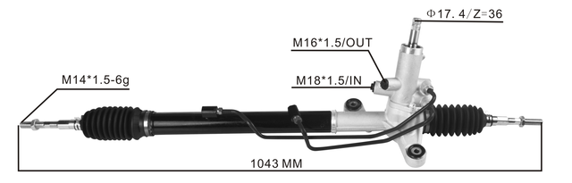 Miaosha High Quality New Auto Parts OEM 53601-SNA-A52 53601-SNA-A04 Power Steering Rack Fits for Honda Civic FA1 2006-