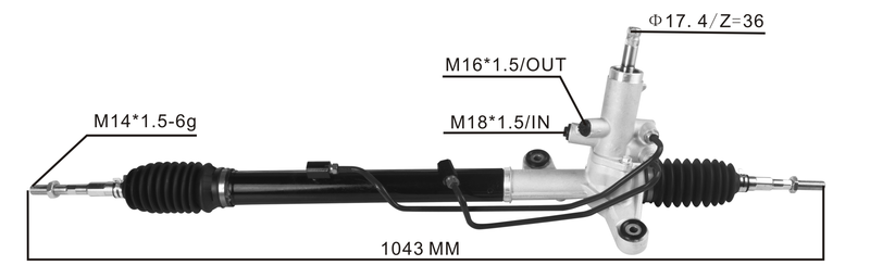 Miaosha High Quality New Auto Parts OEM 53601-SNA-A52 53601-SNA-A04 Power Steering Rack Fits for Honda Civic FA1 2006-