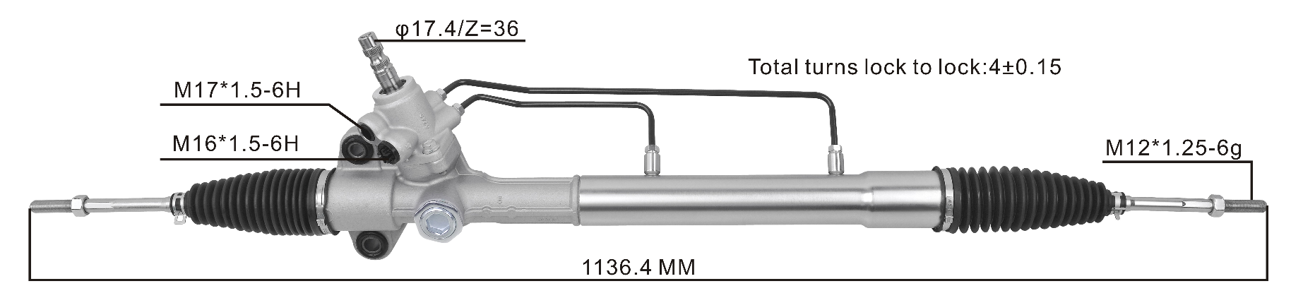 High Quality New Auto Parts OEM 44200-BZ060 44200-BZ040 Power Steering Rack Fits for Toyota Avanza 1.3Cc 2003- 