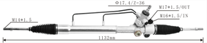 High Quality New Auto Parts OEM 44250-BZ050 Power Steering Rack Fits for Toyota Avanza