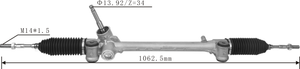 High Quality New Auto Parts OEM 45510-0D170 Power Steering Rack Fits for 