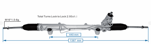 High Quality New Auto Parts OEM 2H2422055B Power Steering Rack Fits for Volkswagen Amarok 2011-