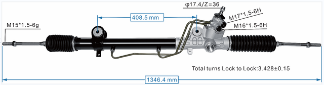 High Quality New Auto Parts OEM 44250-04020 Power Steering Rack Fits for Toyota Tacoma 2WD 2005-