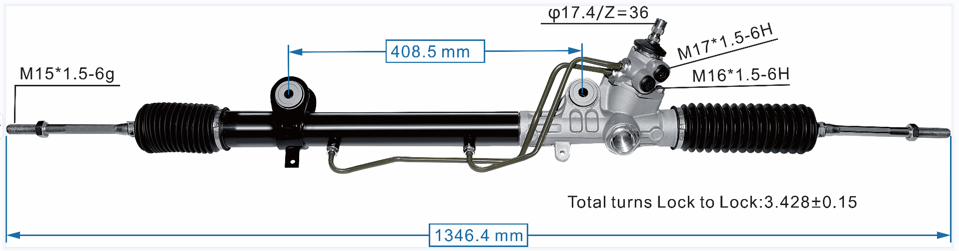 High Quality New Auto Parts OEM 44250-04020 Power Steering Rack Fits for Toyota Tacoma 2WD 2005-