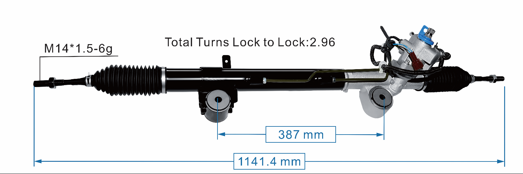 Miaosha High Quality New Auto Parts OEM 49001-1CA0B Power Steering Rack Fits for (With Solenoid Valve) Infiniti Fx35 2009- FX35 FX37 QX70 S51