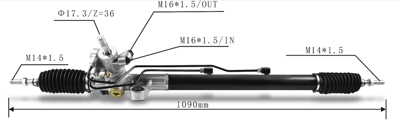 Miaosha High Quality New Auto Parts OEM 53601-SDA-A04 53601-SDA-A02 53601SDDA03 Power Steering Rack Fits for Honda Accord 2003-