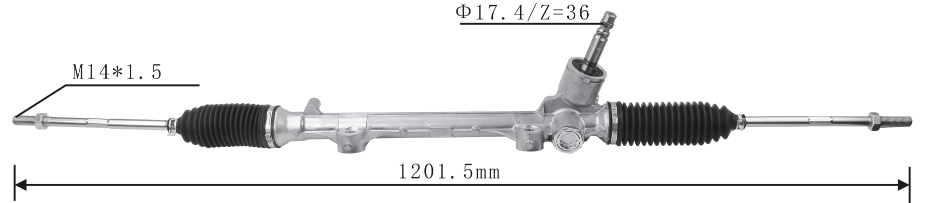Miaosha High Quality New Auto Parts OEM 45510-BZ170 Power Steering Rack Fits for Toyota Agya Toyota Ayla