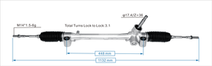 Miaosha High Quality New Auto Parts OEM 45510-0D560 Power Steering Rack Fits for Toyota Sienta 2016-