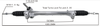 High Quality New Auto Parts OEM 45510-58080 Power Steering Rack Fits for Toyota Alphard 2015-