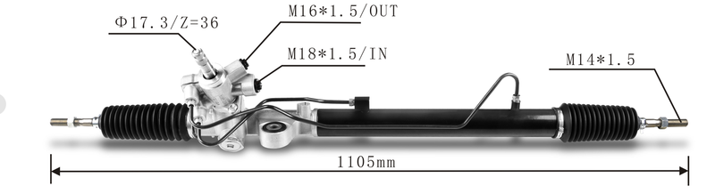 Miaosha High Quality New Auto Parts OEM 53601-TB0-P01 53601-TA0-A01 53601-TA0-A02 Power Steering Rack Fits for Honda Accord 2008-