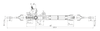 Miaosha High Quality New Auto Parts OEM 44250-25030 Power Steering Rack Fits for Toyota Dyna
