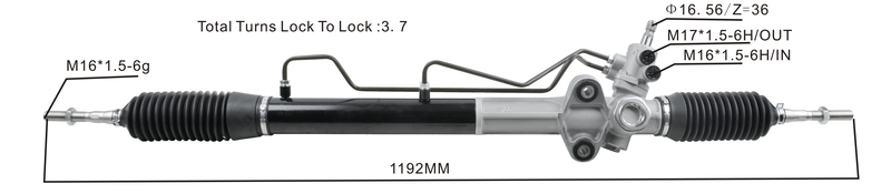 Miaosha High Quality New Auto Parts OEM MR374892 MR554233 Power Steering Rack Fits for MItsubishi Pajero V73 2000- Mitsubishi Montero 2000- Mitsubishi Shogun 2000-