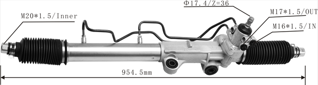 High Quality New Auto Parts OEM 44200-60022 44250-35042 44200-35013 Power Steering Rack Fits for Toyota Prado 3400 1996-2008 Toyota Tacoma 1995-2004 Toyota 4Runner 1995-2002