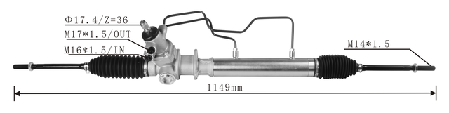 High Quality New Auto Parts OEM 44250-38010 Power Steering Rack Fits for Toyota Kijang 5K Toyota Kijang Grand Toyota Venture/Stallion (South Africa)