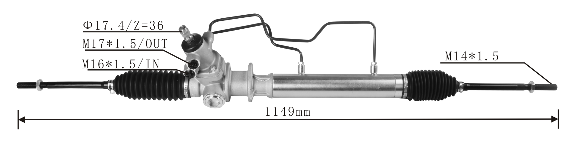 High Quality New Auto Parts OEM 44250-38010 Power Steering Rack Fits for Toyota Kijang 5K Toyota Kijang Grand Toyota Venture/Stallion (South Africa)