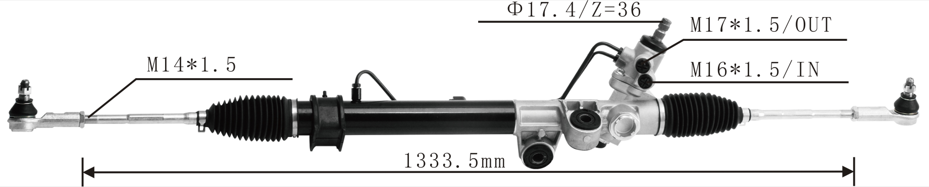 Miaosha High Quality New Auto Parts OEM 8-97943518-0 Isuzu D-Max 2WD 2002- Power Steering Rack Fits for Isuzu D-Max 2WD 2002-