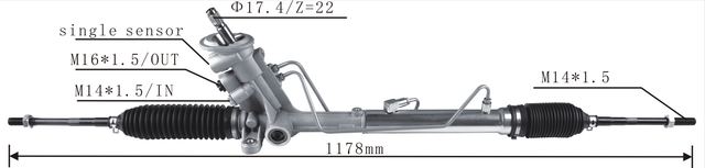 Auto Parts OEM 6Q1423061M Power Steering Rack Compatible with POLO 2008-