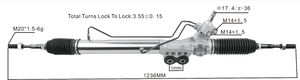 Miaosha High Quality New Auto Parts OEM 49001-5ZP0A Power Steering Rack Fits for Nissan Patrol Y62 2010- Nissan Armada 2016- Infiniti QX56/QX80