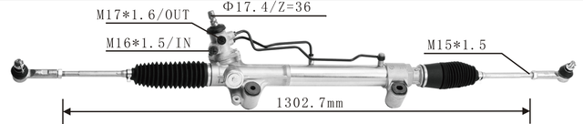 High Quality New Auto Parts OEM 44250-04030 44250-04040 Power Steering Rack Fits for Toyota Hilux 4WD 2005-2015