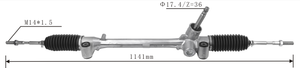 High Quality New Auto Parts OEM 45510-0D550 45510-0D460 Power Steering Rack Fits for Toyota Yaris 2014-