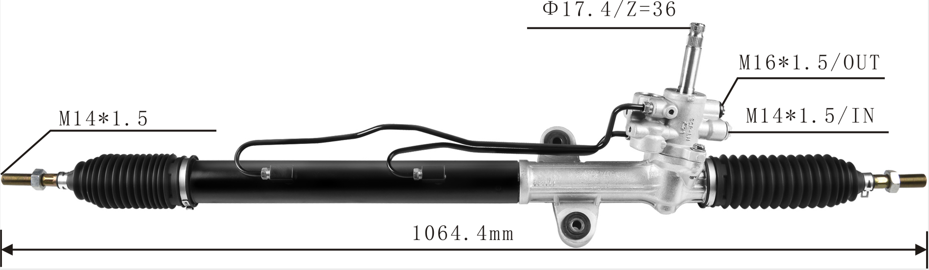 Miaosha High Quality New Auto Parts OEM 53601-SCP-W01 Power Steering Rack Fits for Odyssey RA6 2000-