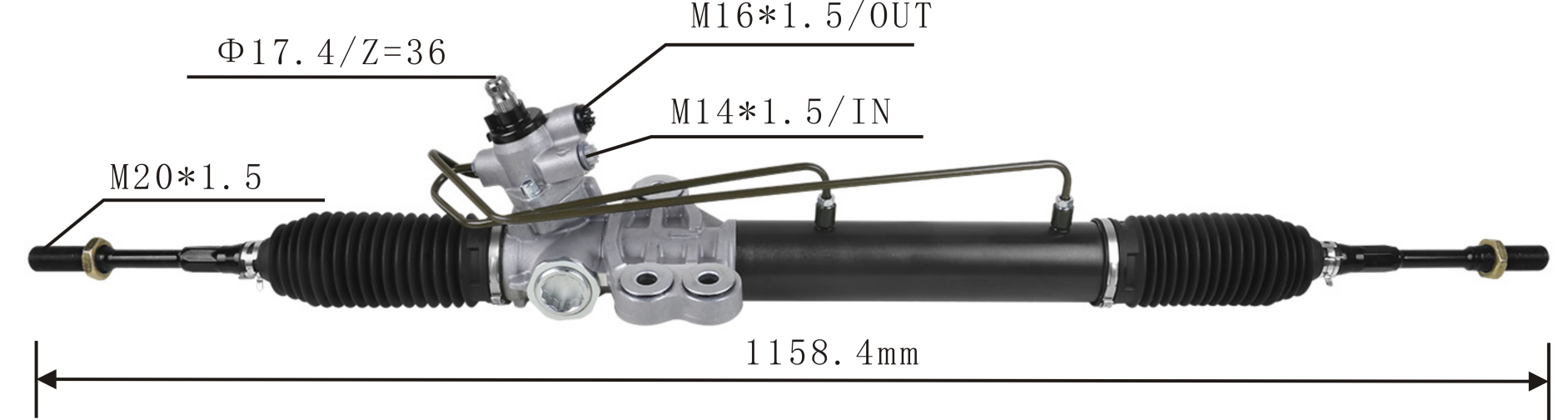 Miaosha High Quality New Auto Parts OEM 49001-VW000 Power Steering Rack Fits for Nissan Urvan E25 2001-