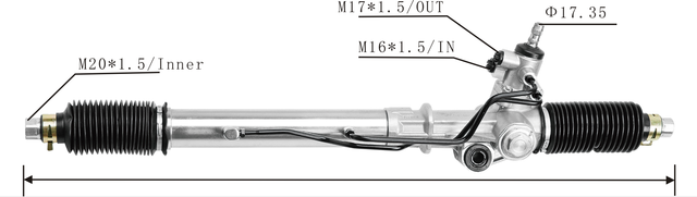 High Quality New Auto Parts OEM 44250-60012 Power Steering Rack Fits for Toyota Prado 3400 1996-2008
