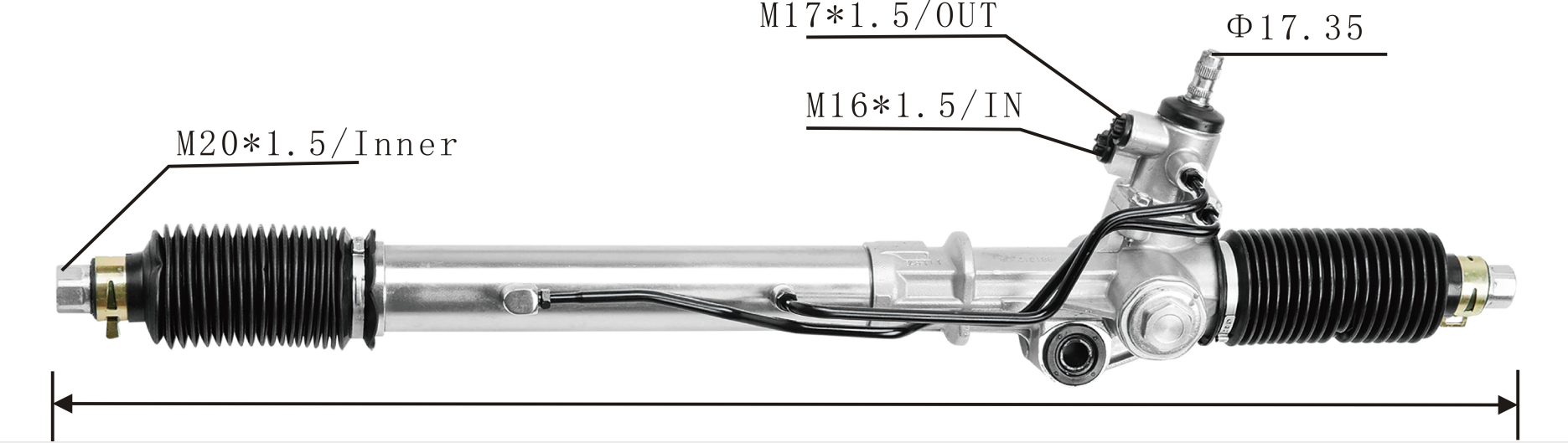 High Quality New Auto Parts OEM 44250-60012 Power Steering Rack Fits for Toyota Prado 3400 1996-2008