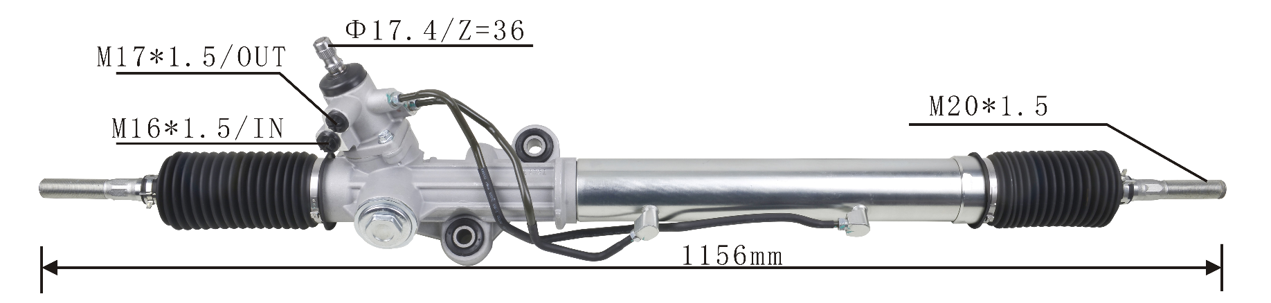 High Quality New Auto Parts OEM 44250-60040 Power Steering Rack Fits for Toyota Prado 2700/4000 2009-2017 Lexus Gx400/460 