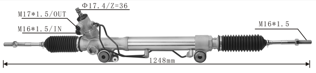 High Quality New Auto Parts OEM 44200-60210 Power Steering Rack Fits for Toyota Prado 2700/4000 2009-2017 Lexus Gx400/460 