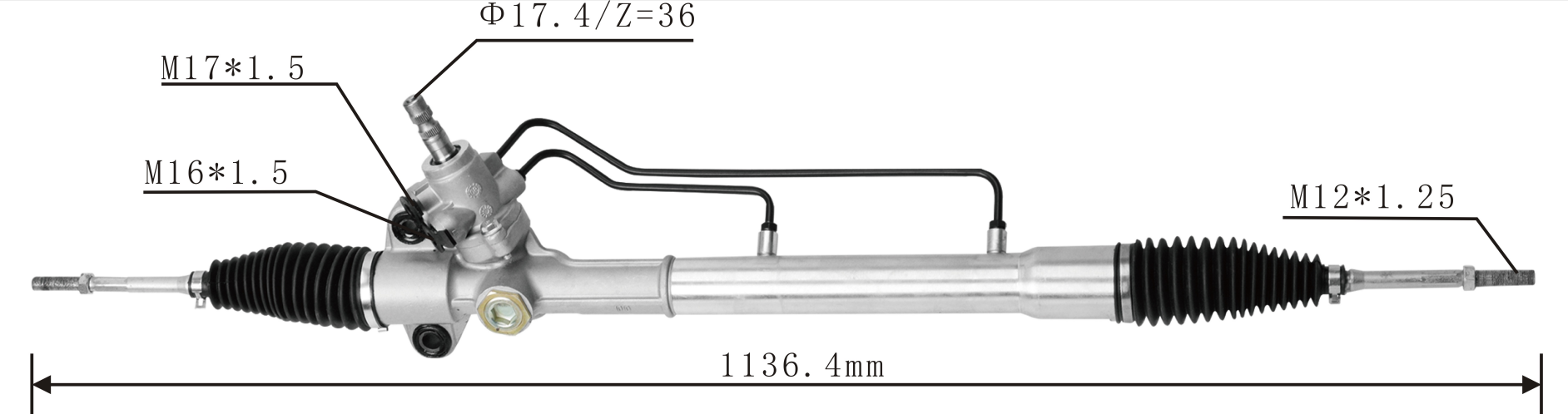 High Quality New Auto Parts OEM 44200-BZ010 Power Steering Rack Fits for Toyota Avanza 1.3Cc 2003- 