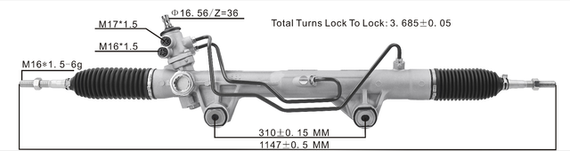 Miaosha High Quality New Auto Parts OEM 4410A604 Power Steering Rack Fits for Mitsubishi Triton 2WD 2005-