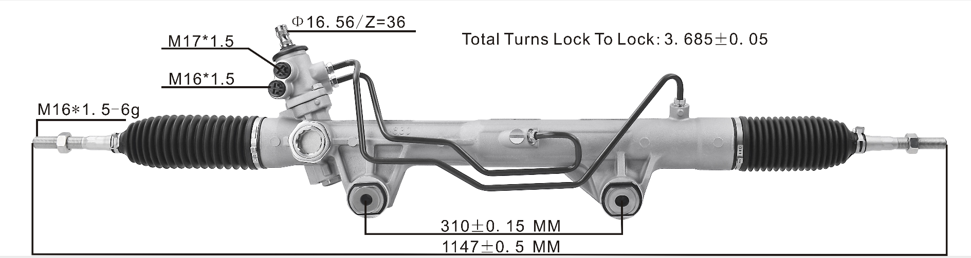 Miaosha High Quality New Auto Parts OEM 4410A604 Power Steering Rack Fits for Mitsubishi Triton 2WD 2005-